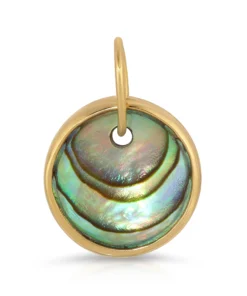 Small Abalone Cabochon Charm