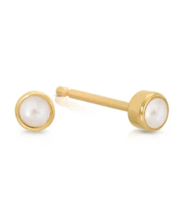 Birthstone Stud - Pearl (June)