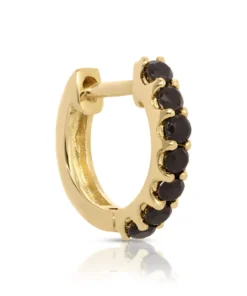 Alli Webb Onyx Huggie