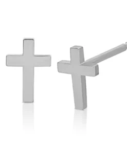 Charm Stud - Cross