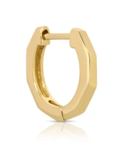 Alli Webb Faceted Huggie