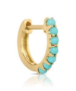 Alli Webb Turquoise Huggie