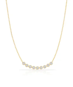 Diamond Arc Layering Necklace