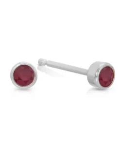 Birthstone Stud - Ruby (July)