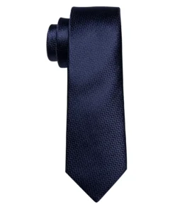 Dark Blue Silk Bow Tie