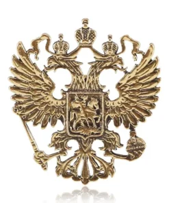 Antique Gold Military's Falcon Brooch For Men