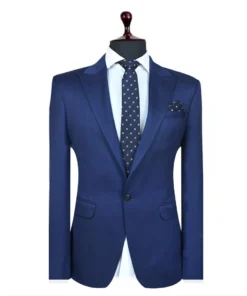 Sapphire Blue Luxury Wedding Suit