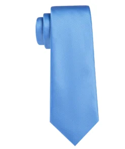 Sky Blue Necktie Solid Silk Tie