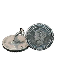 Cufflinks  Sterling Silver Winged Liberty Dime